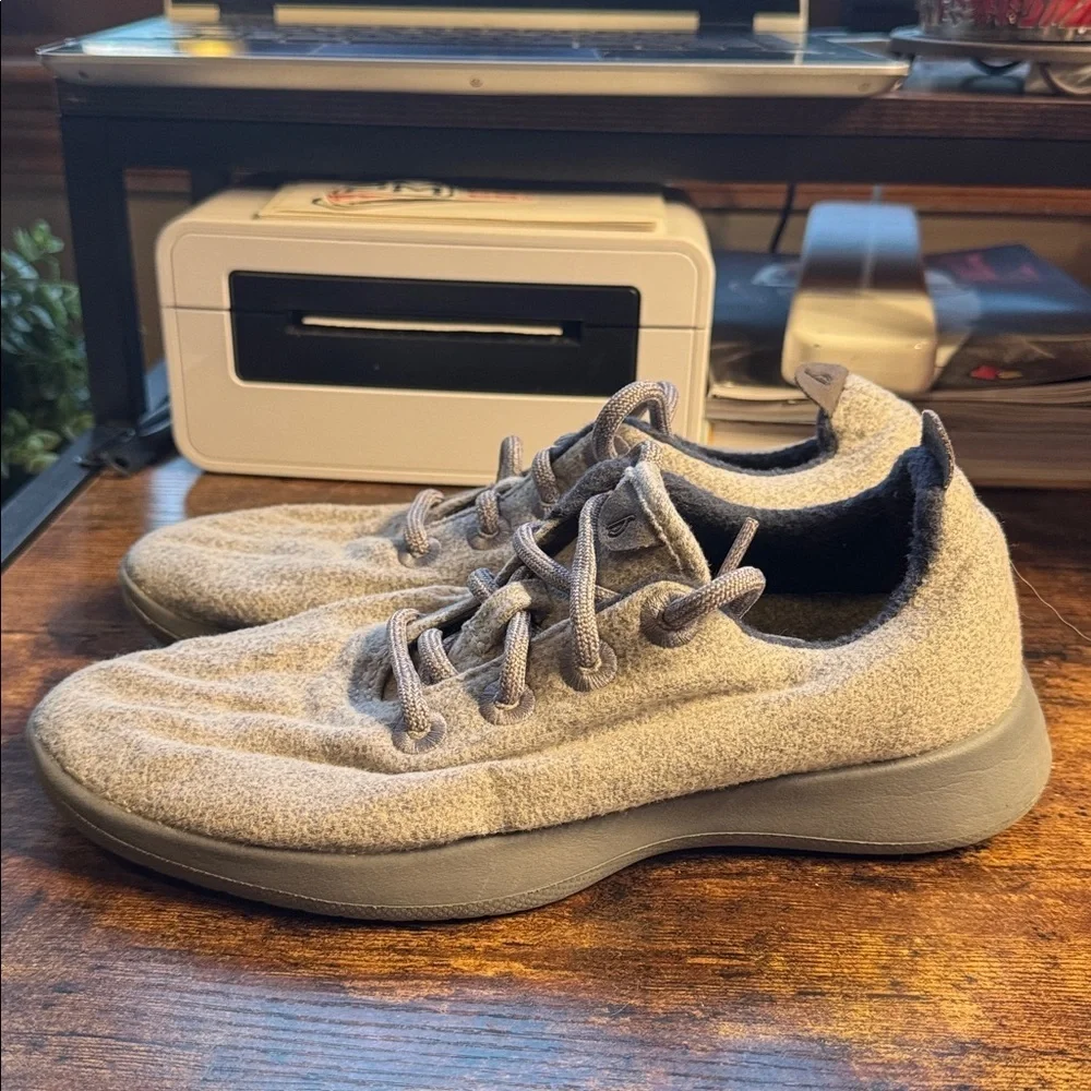 Allbirds Women’s Wool Runners Grey Merino Wool Sneakers Size 8